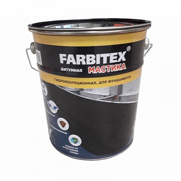 Мастика гидроизоляционная Farbitex 2 кг