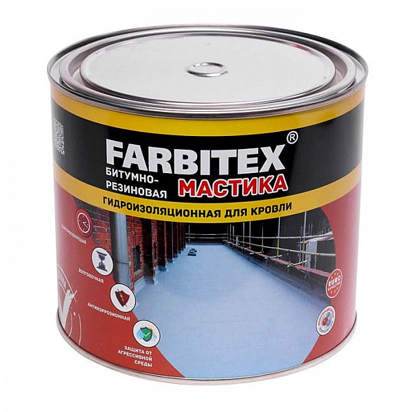 Мастика резиновая Farbitex Ф0И60000/1 2 кг