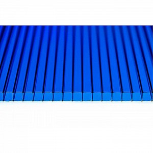 Сотовый поликарбонат Sotalux 6000*2100*4 мм синий. Изображение - 1