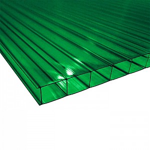 Сотовый поликарбонат Sotalux 6000*2100*4 мм зеленый