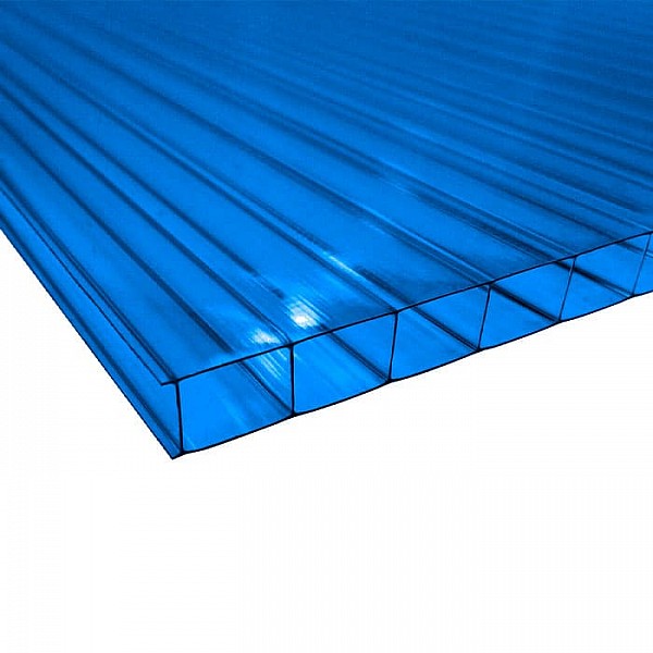 Сотовый поликарбонат Sotalux 6000*2100*6 мм синий