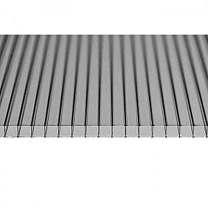 Сотовый поликарбонат Sotalux 3000*2100*6 мм малоформат серый. Изображение - 1