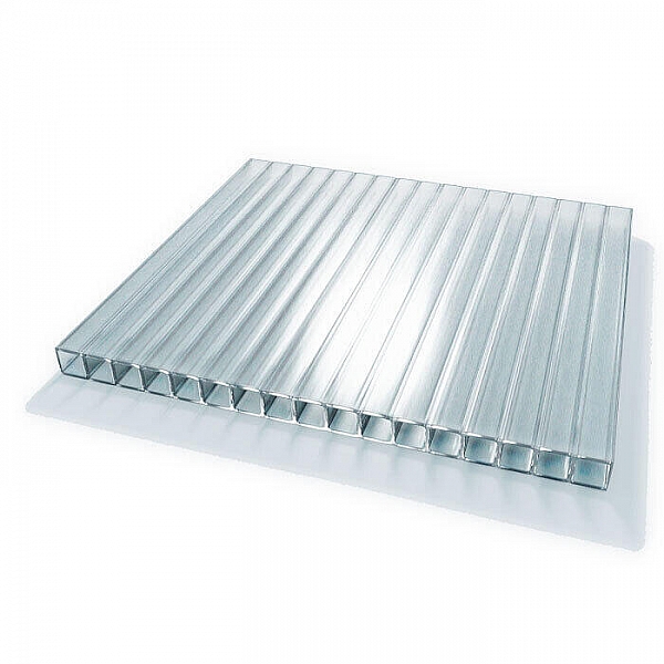 Сотовый поликарбонат Sotalux 2100*1000*6 мм малоформат прозрачный