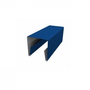 Планка П-образная Металл Профиль 20*20*20-КИ 2000/0.45-О-Пэ-С 5005 синий