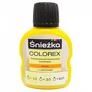 Пигментный концентрат универсальный Sniezka Colorex 11 лимонный 100 мл