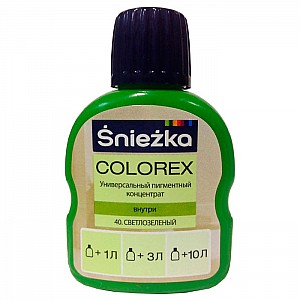 Пигментный концентрат универсальный Sniezka Colorex 40 светло-зеленый 100 мл