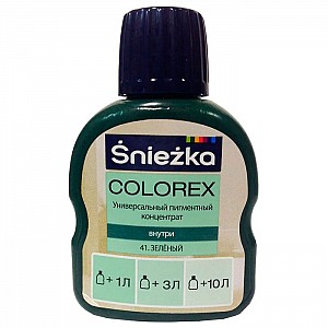 Пигментный концентрат универсальный Sniezka Colorex 41 зеленый 100 мл
