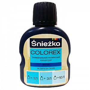 Пигментный концентрат универсальный Sniezka Colorex 44 бирюза синяя 100 мл