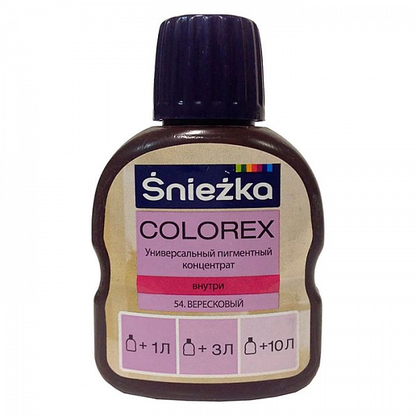 Пигментный концентрат универсальный Sniezka Colorex 54 вересковый 100 мл