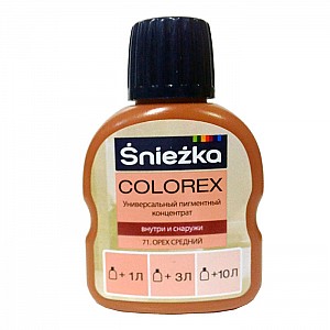 Пигментный концентрат универсальный Sniezka Colorex 71 орех средний 100 мл