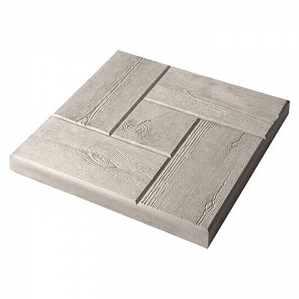 Плитка тротуарная Калифорния Доска 5 элементов 300*300*30 мм серый
