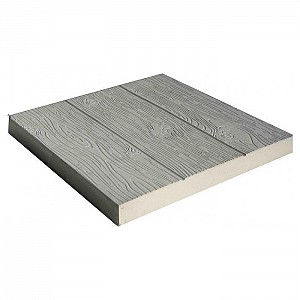 Плитка тротуарная Калифорния Доска 3 элемента 300*300*30 мм серый