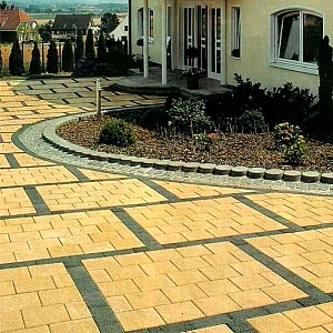 Плитка тротуарная SLS Group Гранд-Каньон Родос 300*300*35 мм со струйной обработкой. Изображение - 3