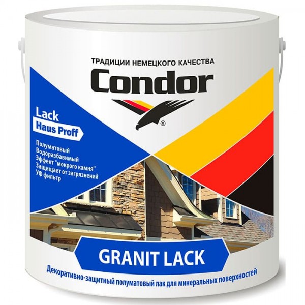 Лак Condor Granit Lack 2.3 кг полуматовый