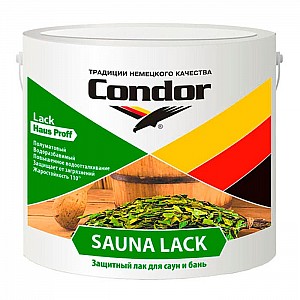 Лак Condor Sauna Lack 0.9 кг