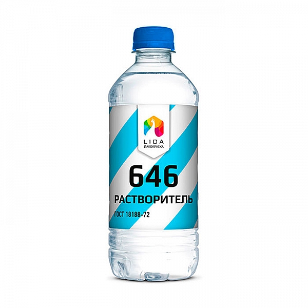 Растворитель Lida 646 для лакокрасочных материалов 0.5 л