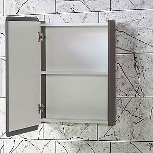 Зеркало-шкаф Акваль Сеул 04.50.27.N серый. Изображение - 2