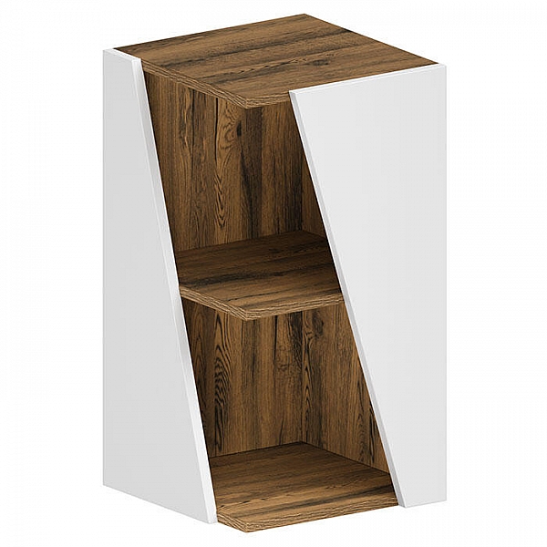 Шкаф навесной ЗОВ Кито CK40LAMWMR аттик/белый матовый 40-R