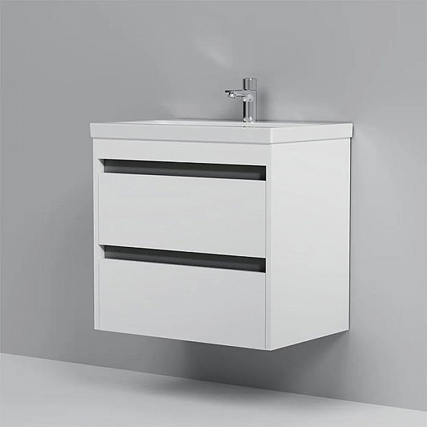 Тумба с умывальником AM.PM Pulse M91-FHX0602-WCC0602WG подвесная