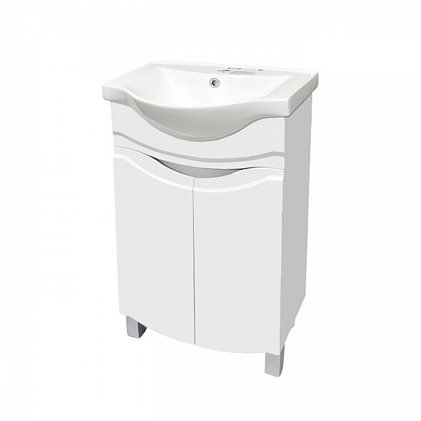 Тумба с умывальником Бел-Гаммари Гамма 22оФ8/1 У-50 Базик-7050 улыбка