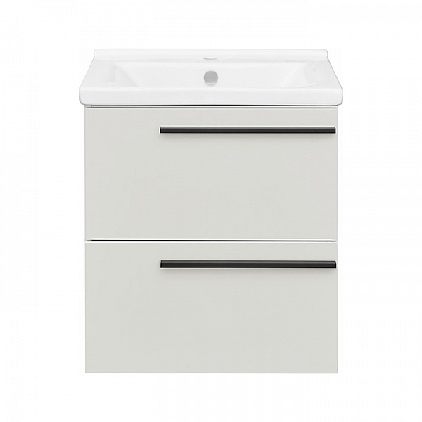 Тумба с умывальником Акватон Амели 60 1A2627K0AE7A0 дымка