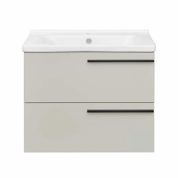 Тумба с умывальником Акватон Амели 80 1A2624K0AE7A0 дымка