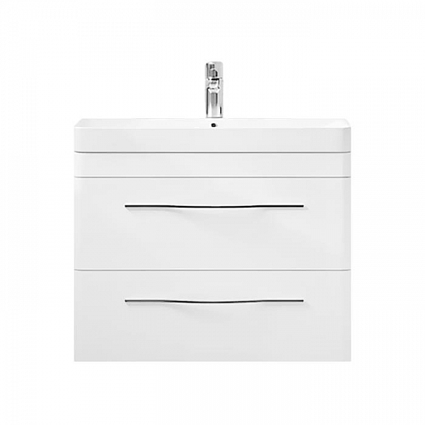 Тумба Velvex Jill 800-0-2 навесная + умывальник Vigo 9595-80