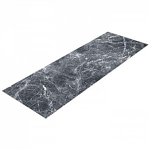 Коврик-дорожка Shahintex Icarpet Print Мрамор 833849 100 см влаговпитывающий антискользящий серый 01