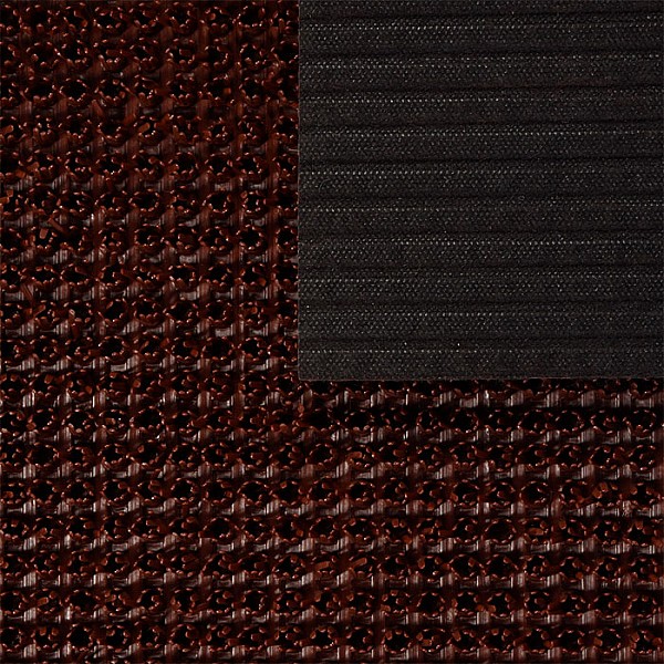 Коврик-дорожка Vortex Травка противоскользящий темно-коричневый 0.9 м