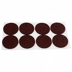 Протекторы для мебели Рыжий Кот самоклеящиеся 35 мм коричневый 8 шт