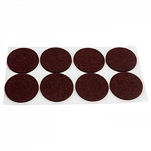 Протекторы для мебели Рыжий Кот самоклеящиеся 35 мм коричневый 8 шт