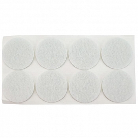 Протекторы для мебели Рыжий Кот самоклеящиеся 35 мм белый 8 шт