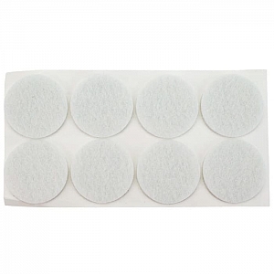 Протекторы для мебели Рыжий Кот самоклеящиеся 35 мм белый 8 шт