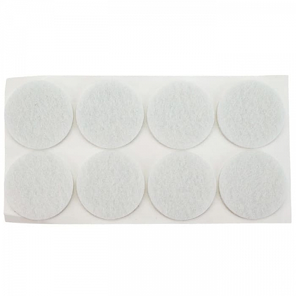 Протекторы для мебели Рыжий Кот самоклеящиеся 35 мм белый 8 шт