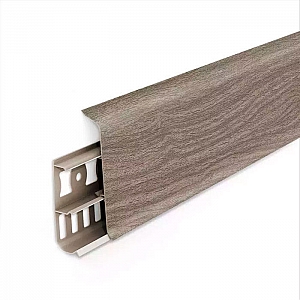 Плинтус напольный Ideal Deconika 296 Орех серый 2200*70*21 мм