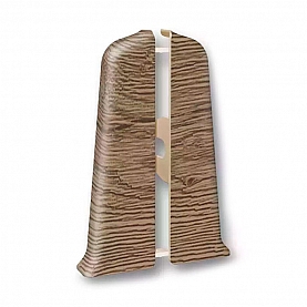 Заглушка для плинтуса Ideal Deconika 70 мм 211 Дуб рустик 1 пара