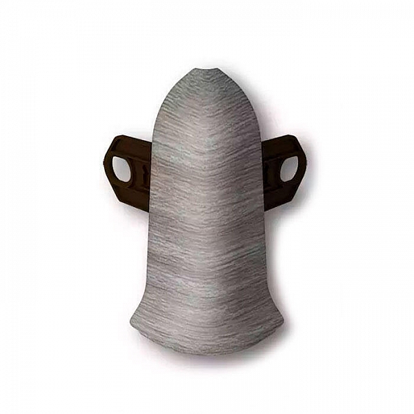 Угол наружный для плинтуса Ideal Классик 55 мм 210 Дуб пепельный