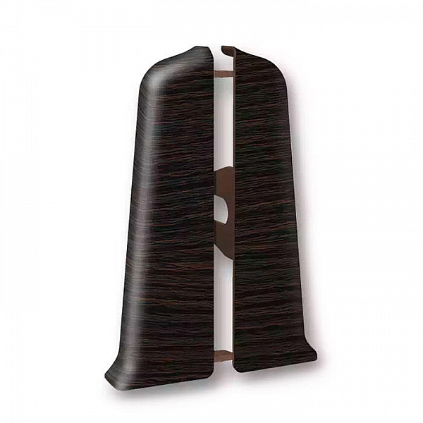 Заглушка для плинтуса Ideal Deconika 85 мм 303 Венге темный 1 пара