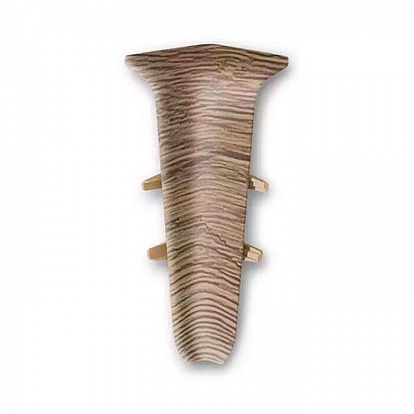 Угол внутренний для плинтуса Ideal Deconika 70 мм 211 Дуб рустик