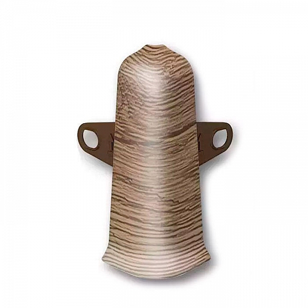 Угол наружный для плинтуса Ideal Deconika 55 мм 211 Дуб рустик