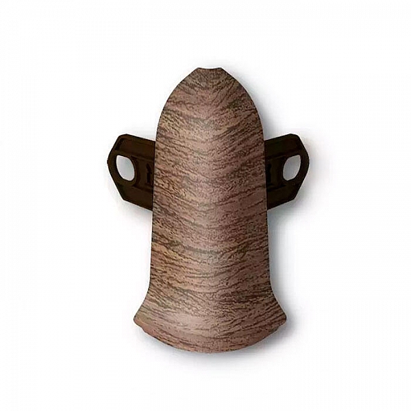 Угол наружный для плинтуса Ideal Классик 55 мм 291 Орех