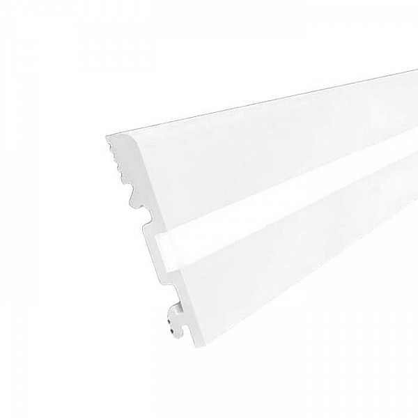 Плинтус напольный Солид UHD Polymer 1 15/90CL Белый 2400 мм