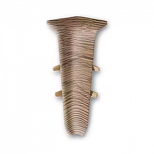 Угол внутренний для плинтуса Ideal Deconika 70 мм 211 Дуб рустик 2 шт