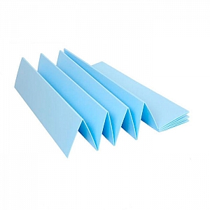 Подложка гармошка Солид 6000*1050*250*5 мм синяя