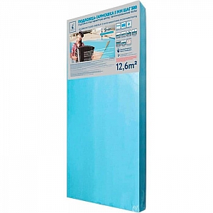 Подложка гармошка Солид 12000*1050*500*5 мм синяя. Изображение - 1