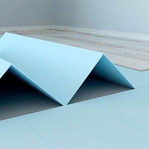 Подложка гармошка Солид 12000*1050*500*5 мм синяя. Изображение - 3