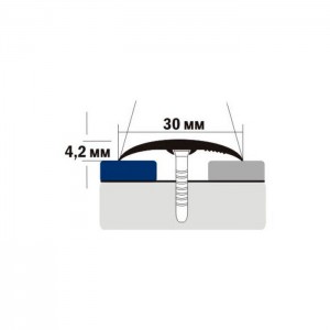 Порог Пластал В1 КД Венге 1.8 м. Изображение - 1
