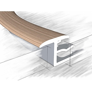 Порог КТМ-2000 314-617М Дуб беленый 2.7 м
