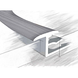 Порог КТМ-2000 314-614М Дуб грей 2.7 м