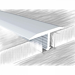 Порог КТМ-2000 318-013М Белый 2.7 м